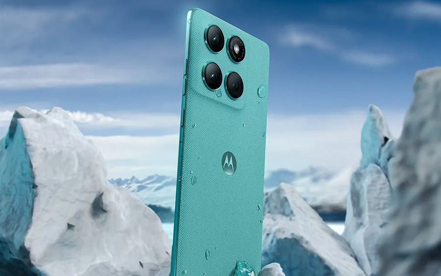 Motorola Edge 60 Fusion s povrchovou úpravou pevné tkaniny