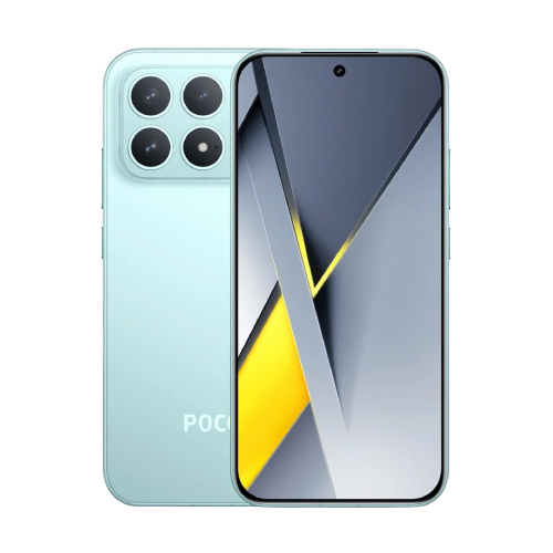 POCO F8 Pro v mintové barvě