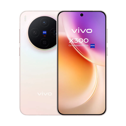 Vivo X300 ve světle růžovém provedení.