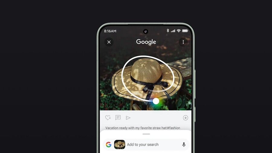 Funkce Zakroužkuj a hledej na Xiaomi 15 5G umožňuje uživatelům jednoduše označit jakýkoli objekt na obrazovce a okamžitě jej vyhledat přes Google, a to bez nutnosti opouštět aktuální aplikaci.