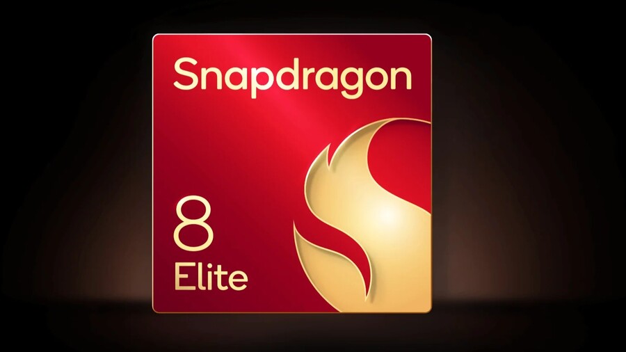 Logo výkonného procesoru Snapdragon 8 Gen 3 Elite, který je součástí telefonu Xiaomi 15 5G. Tento čip zajišťuje špičkový výkon a plynulý chod i při náročném používání.