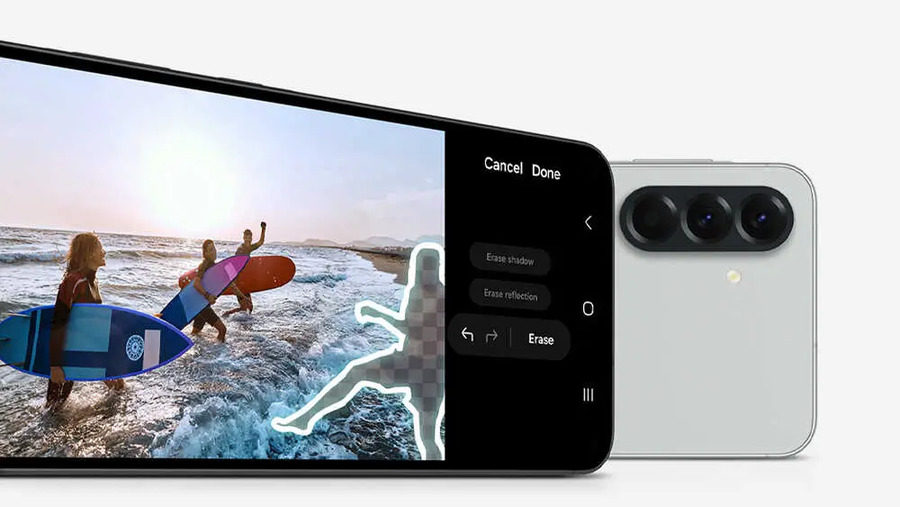 Funkce odstranění osoby u fotoaparátu Samsung Galaxy A56 5G
