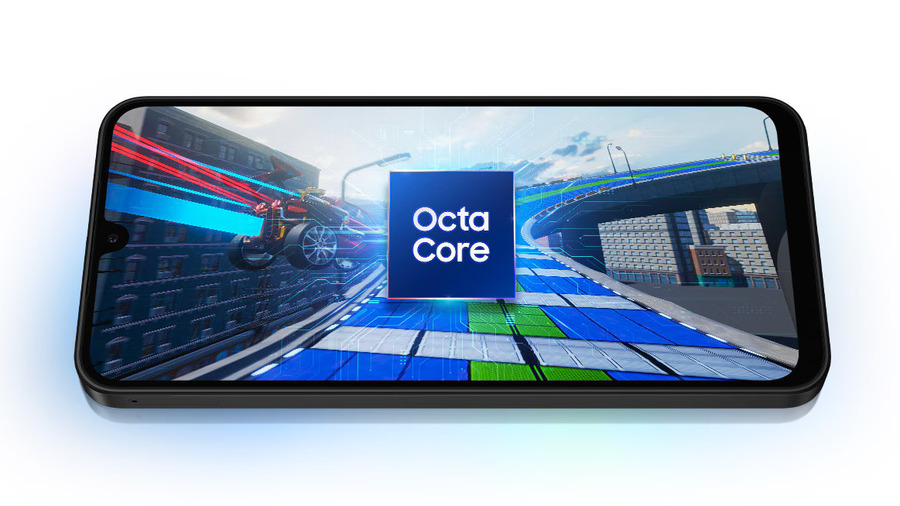 Herní výkon Samsung Galaxy A26 s osmijádrovým procesorem.