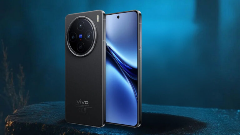 Vivo X200 v černém provedení v temném lese