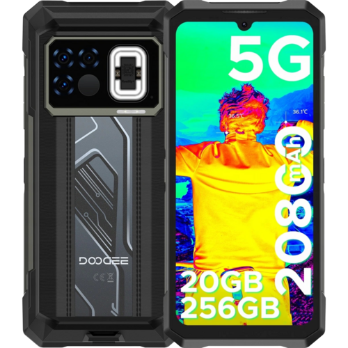 Doogee Fire 6 MAX 5G kombinuje extrémní odolnost, obří baterii a praktickou termokameru, která otevírá nové možnosti využití.
