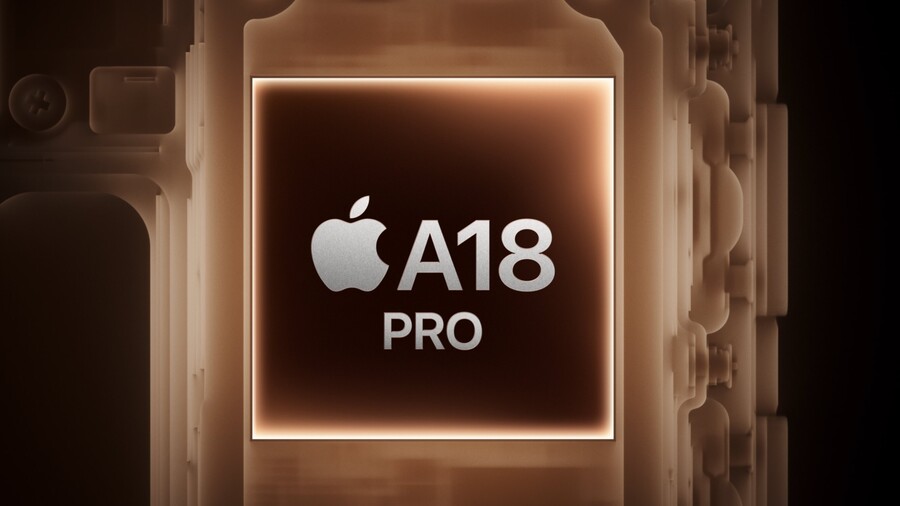 iPhone 16 Pro Max pohání čip A18 Pro s 6jádrovým CPU a GPU, který přináší vysoký výkon a hardwarově akcelerovaný ray tracing pro plynulejší hry a rychlejší AI.