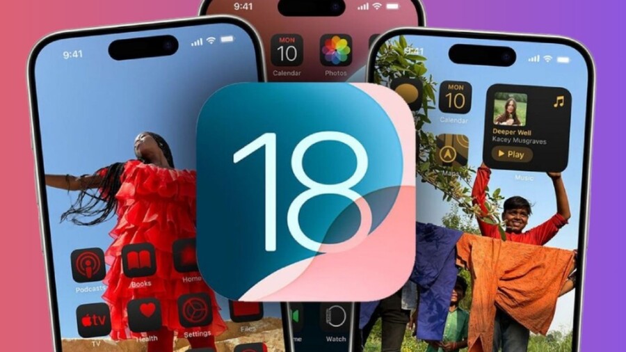 iPhone 16 Pro Max s iOS 18 nabízí přizpůsobení plochy, vylepšené Ovládací centrum a chytré třídění fotek.