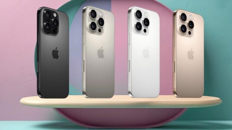 iPhone 16 Pro je dostupný ve čtyřech barevných provedeních – černý titan, bílý titan, přírodní titan a nový pouštní titan.