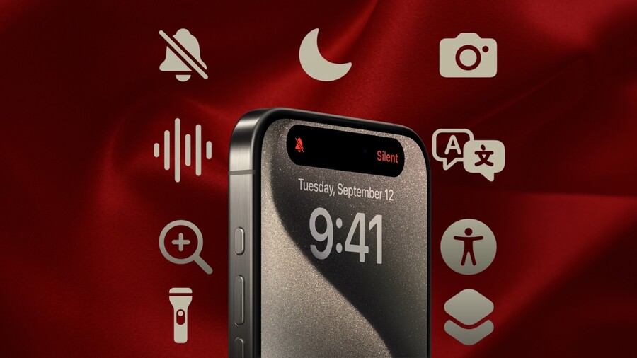 iPhone 15 Pro přináší místo klasického přepínače tichého režimu univerzální akční tlačítko, které lze naprogramovat přes zkratky nebo využít přednastavené funkce.