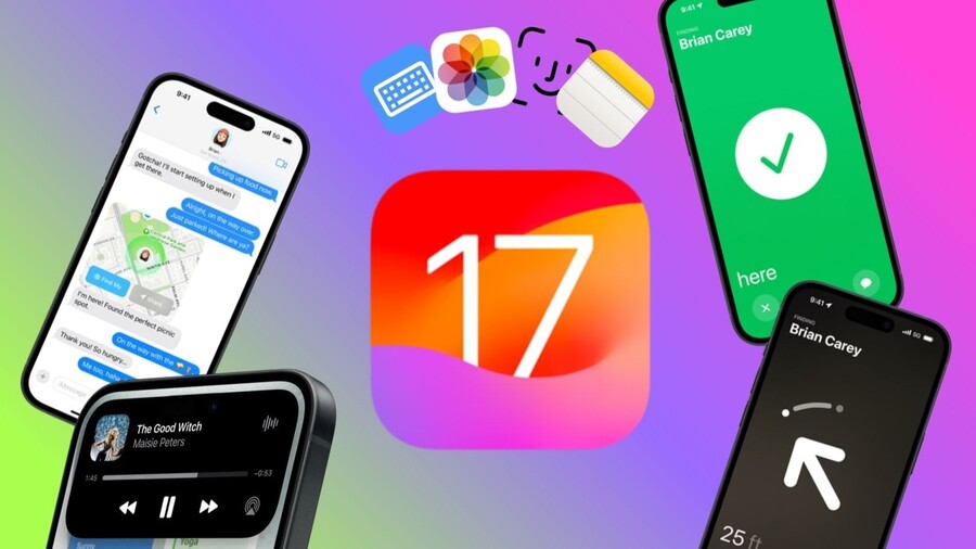 iPhone 15 běží na iOS 17, který nabízí rychlý a spolehlivý chod, užitečné funkce jako rychlé sdílení kontaktů, režim StandBy nebo dohledání vypnutého telefonu přes Find My.
