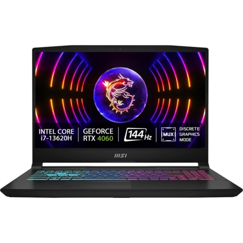 MSI Katana 15 B13V nabízí plynulé hraní, rychlé načítání her a stylový herní design, který ocení každý hráč.