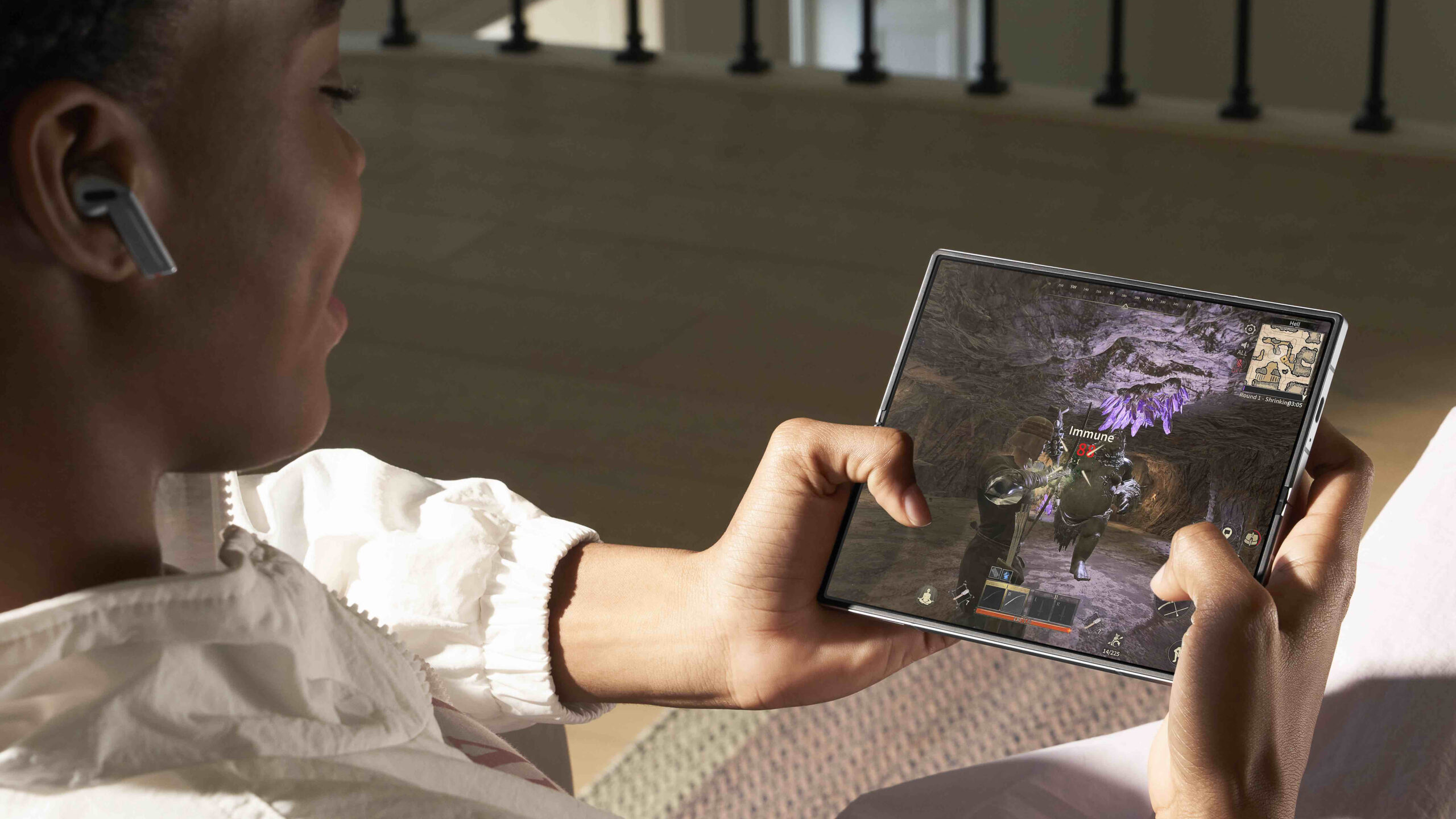 Špičkový výkon a velký vnitřní displej dělaji ze Samsung Galaxy Z Fold6 ideání zařízení pro mobilní hry