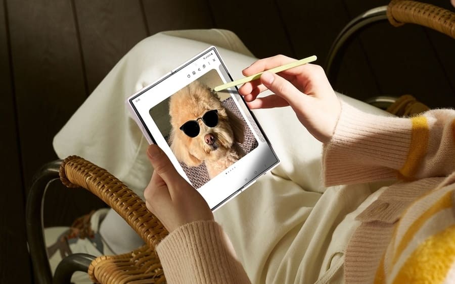 Samsung Galaxy Z Fold 6 displej