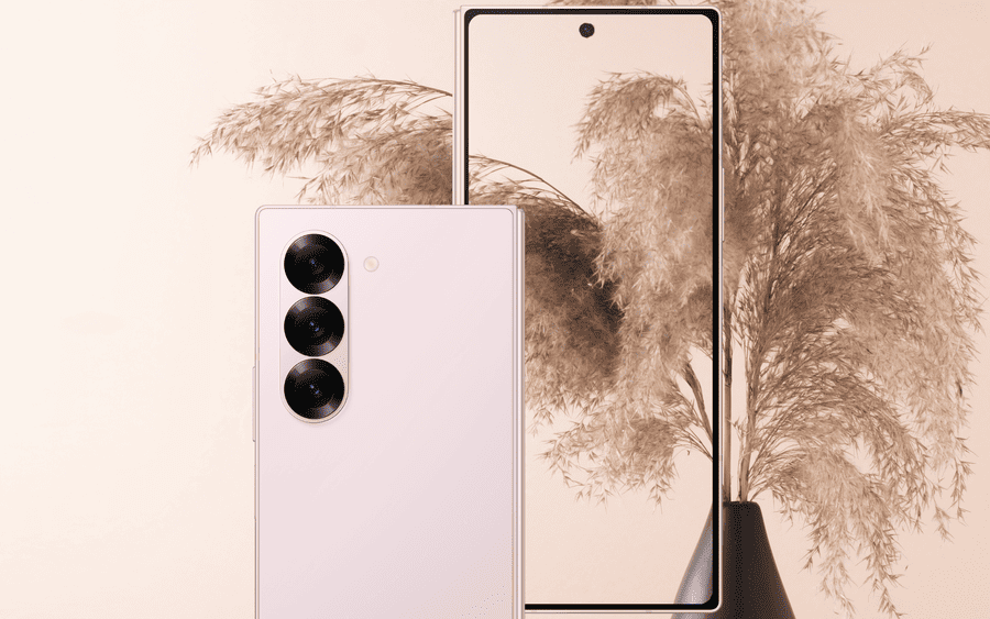 Samsung Galaxy Z Fold 6 přední a zadní strana