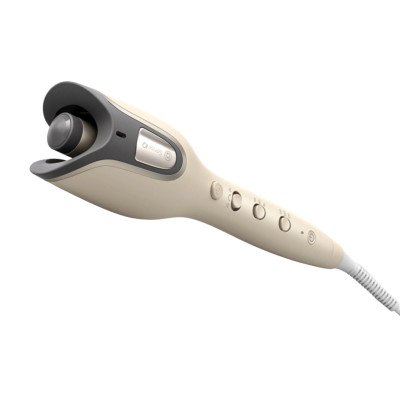 Automatická samonavíjecí kulma Philips 8000 SenseIQ BHB887/00 v krémové barvě.