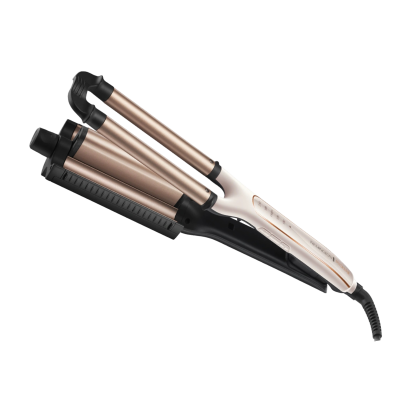 Klešťová trojkulma Remington CI91AW v krémové barvě.