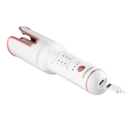 Samonavinovací automatická kulma SENCOR SHS 0930RS v bílo-růžovém provedení.