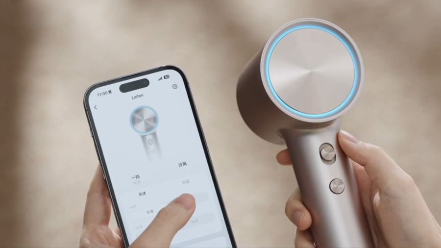 Nastavování fénu Laifen Swift 4 přes mobilní aplikaci Laifen.