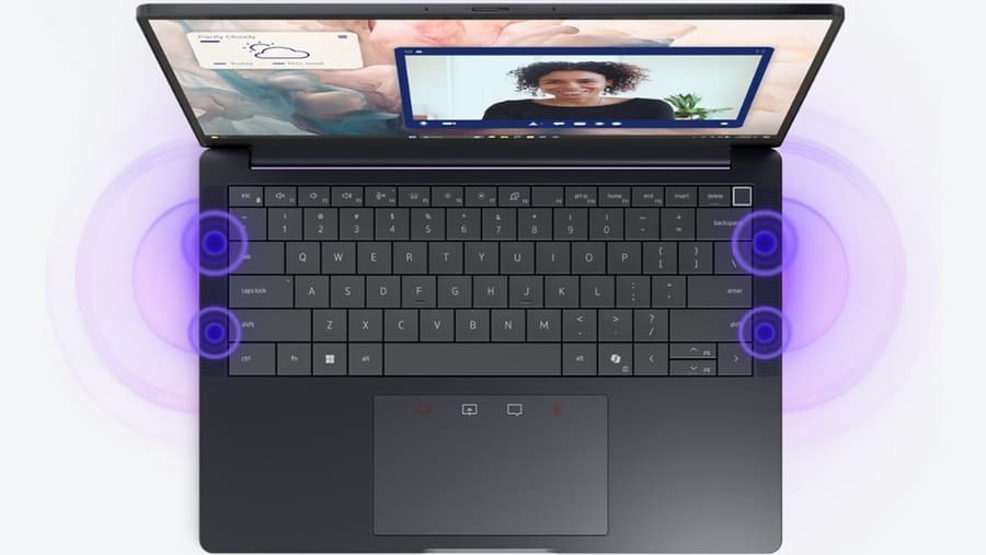 Klávesnice a touchpad notebooku Dell Pro 13 Premium