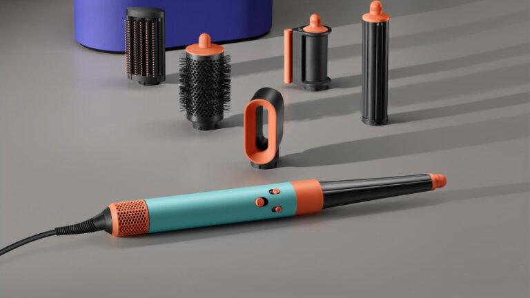 Kulmofény - Dyson Airwrap i.d. Straight + Wavy i s příslušenstvím.