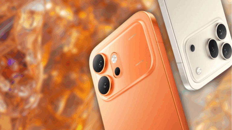 Mobilní telefony Honor 600 v oranžové a krémové barvě