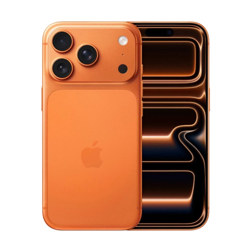 iPhone 17 Pro v oranžové barvě.