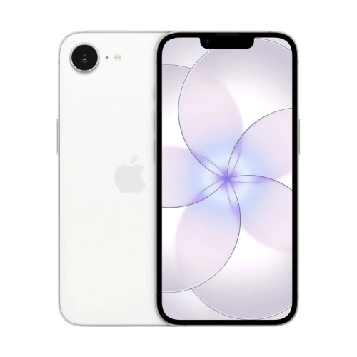 iPhone 17e v bílé barvě.