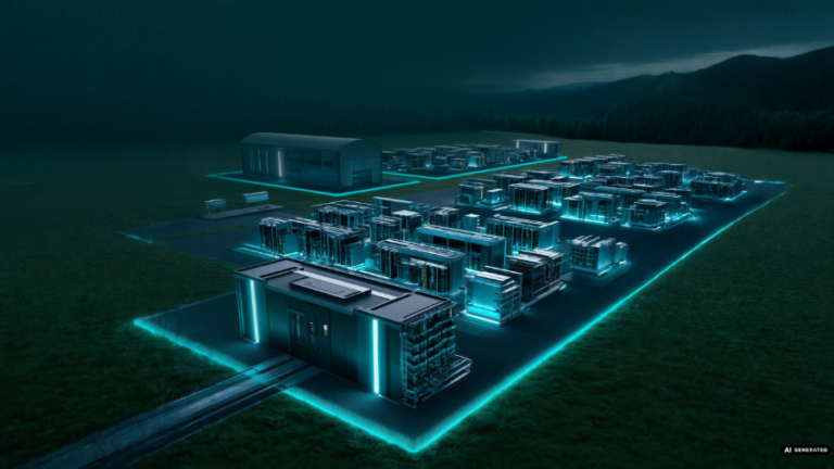 Kyberneticky odolná velkokapacitní bateriová uložiště pro energetickou infrastrukturu od ESET a EVC Group. Ilustrační obrázek