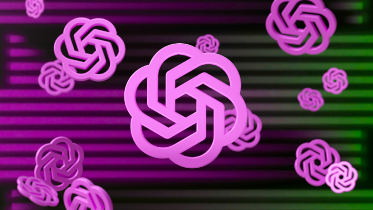 Fialová loga OpenAI